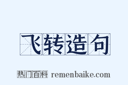 飞转造句是什么意思的图片